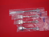 King Louis by International Sterling Silver Dinner 4-pc Place Setting New