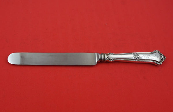 Saxon by Wallace Sterling Silver Dinner Knife Blunt WS Replaced Blade 9 7/8"