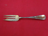 Aesthetic Mixed Metals Gorham Sterling Silver Pie Fork 7" Laurel Leaves GW