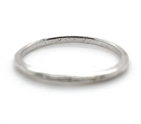 18k White Gold Wedding Band Ring Dated 1930 Size 7.25 Jewelry (#J7281)