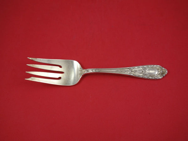 Fontaine by International Sterling Silver Salad Serving Fork 4-tine 8 3/4"