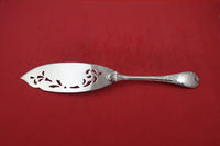 Marly by Christofle Silverplate Fish Server FH pierced w/ flowers  11"