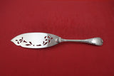 Marly by Christofle Silverplate Fish Server FH pierced w/ flowers  11"