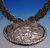 Repousse by S. Kirk and Son Co. 925/1000 Silver Pocket Watch Holder (#8692)