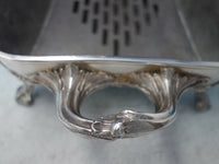 Gadroon English Silverplate Pair of Vegetable Warming Pans Vintage (#6114)