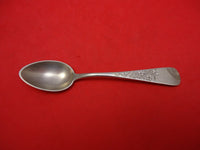 Duhme Brite Cut Sterling Silver 4 O'Clock Spoon Abstract Design & Flowers 4"