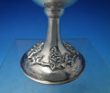 Judaica by Hatice .900 Silver Kiddush Cup Gold Washed Interior 6" x 3" (#5741)