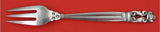 Acorn by Georg Jensen Sterling Silver Pastry Fork 3-Tine (Even Tines) GI/GJ Mark