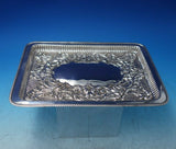 Joseph Gloster English Victorian Sterling Silver Tray Rectangular Chased #6289