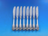 Grande Baroque by Wallace Sterling Silver Butter Spreader HH Modern Set of 12pcs