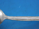 Lap Over Edge Acid Etched by Tiffany Sterling Silver Teaspoon Flax Flower 6"