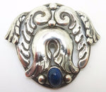 La Paglia Sterling Pin with Genuine Natural Labradorite (#J3361)