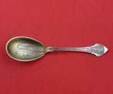 Angelo by Wood and Hughes Sterling Silver Preserve Spoon GW Bright-Cut 6 3/8"