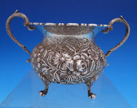 Repousse by AG Schultz and Co Sterling Silver Sugar and Creamer Set 2pc #7689