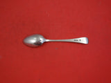English Victorian Sterling Silver Coffee Spoon w/ Engraved Border by John Round