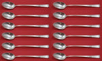 Classic Rose by Reed and Barton Sterling Silver Iced Tea Spoon Set 12pc 7 1/2"