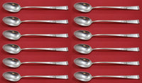 Classic Rose by Reed and Barton Sterling Silver Iced Tea Spoon Set 12pc 7 1/2"