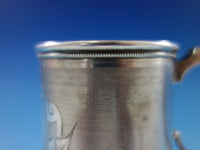Gorham Coin Silver Baby Child's Cup Mug Engine Turned Chased and Brite-Cut #57