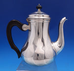 Albi by Christofle French Silverplate with Ebony Tea Pot Never Used (#8257)