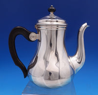 Albi by Christofle French Silverplate with Ebony Tea Pot Never Used (#8257)
