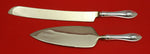 Mount Vernon by Lunt Sterling Silver Wedding Cake Set Server 2pc Custom HHWS