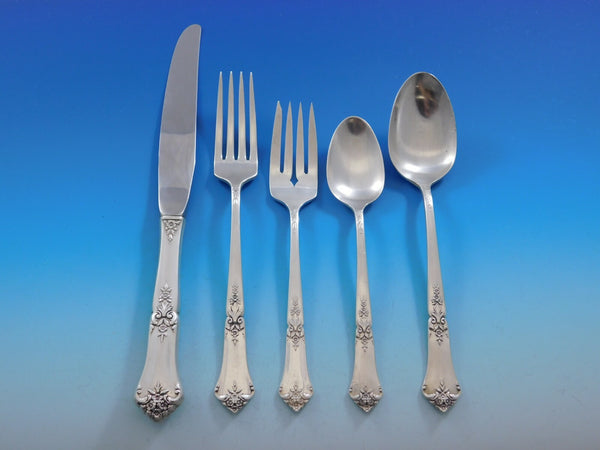 Stately by State House Sterling Silver Flatware Set for 6 Service 30 Pieces
