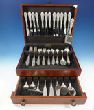 Sir Christopher by Wallace Sterling Silver Flatware Set For 12 Service 81 Pieces