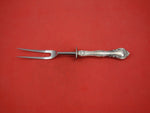 Alencon Lace by Gorham Sterling Silver Roast Carving Fork 11 1/8" Flatware