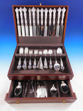 Majestic by Alvin Sterling Silver Flatware Set for 12 Service 93 pieces C Mono
