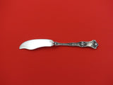Peony By Wallace Sterling Silver Master Butter flat handle 7 1/2"