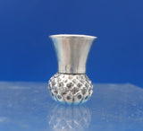 George Wish English Estate Sterling Silver Salt Dip and Pepper Set 2pc (#7379)
