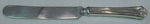 Quincy By International Sterling Silver Regular Knife Blunt 8 3/4" Flatware