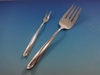 Silver Sculpture by R&B Sterling Silver Flatware Set 12 Service 84 Pcs Modern