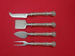 Charles II by Dominick and Haff Sterling Silver Cheese Serving Set 4pc Custom