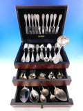 Japanese by Whiting Sterling Silver Flatware Set for 10 Service 110 pieces Birds