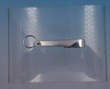 Olle Johanson Sterling Silver Plate Clip with Ring for Puffed Pastries (#4868)