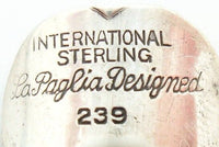 La Paglia International Sterling Leaf Earrings #239 (#J3101)