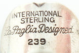 La Paglia International Sterling Leaf Earrings #239 (#J3101)