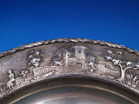 Repousse by Kirk & Son Inc 925/1000 Silver Architectural Plate 2703 12.5" #8383