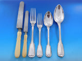 Fiddle Thread by Posen German 800 Silver Flatware Service Set Dinner 71 pcs box