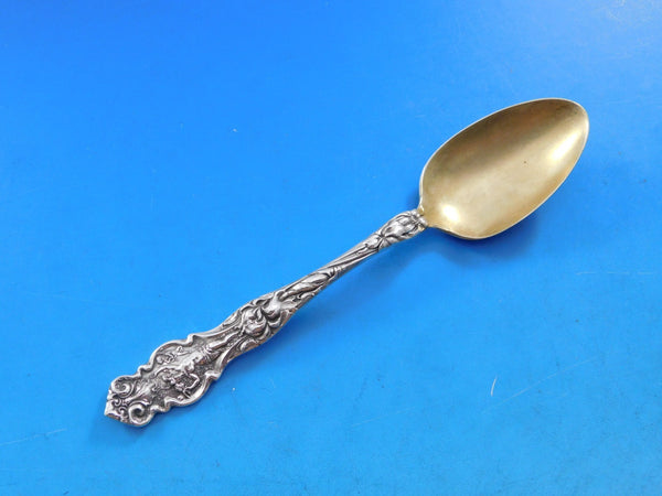 Irian by Wallace Sterling Silver Coffee Spoon Goldwash 5 1/2 Art Nouveau Figural