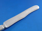 Lap Over Edge Acid Etched by Tiffany Sterling Dessert Knife HHAS w/ Foliage #2