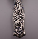 Heraldic by Whiting Sterling Silver Hairbrush #2162 9" x 3 1/2" x 1 3/4" (#9110)