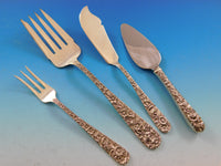 Repousse by Kirk Sterling Silver Flatware Set Service 183 pieces Dinner Vintage