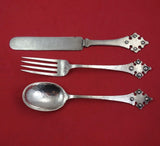 Fourteenth Century by Shreve Sterling Silver Junior Set 3-pc knife FH AS 7 1/4"
