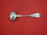 Coin Silver by Various Makers Gravy Ladle by JW Cusack Troy Fiddle Thread 7 1/4"