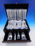 Wild Rose by International Sterling Silver Flatware Set 64 pcs Place Size New