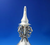 Shiebler Sterling Silver Liquor Bottle with Cut Crystal #4852 c.1900 (#5719)