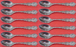 Imperial Chrysanthemum by Gorham Sterling Silver Demitasse Spoon Set 12pc 4 1/8"