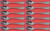Imperial Chrysanthemum by Gorham Sterling Silver Demitasse Spoon Set 12pc 4 1/8"